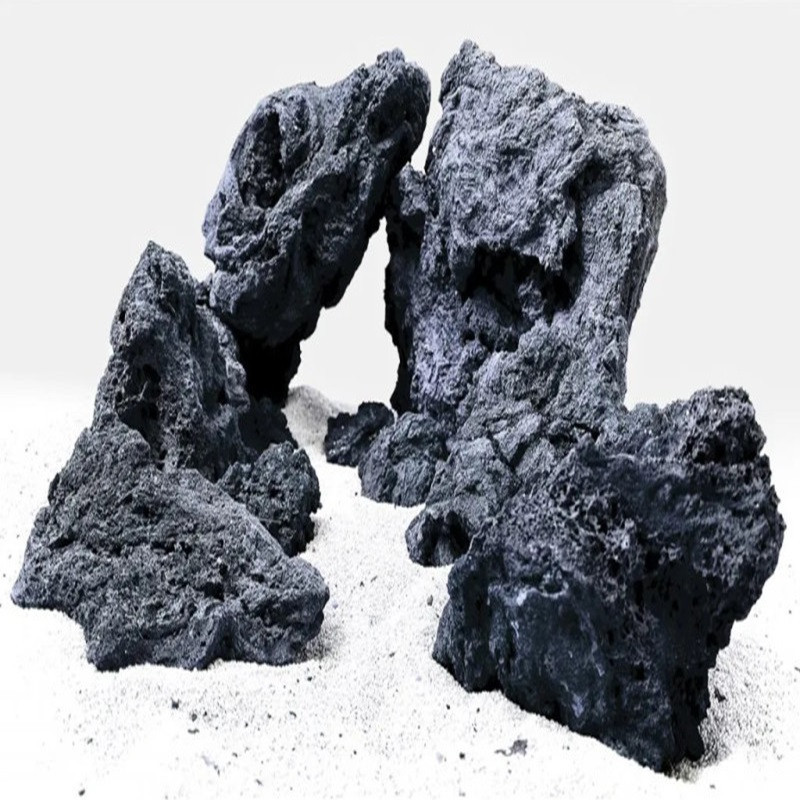 BLACK LAVA STONE / PIERRE DE LAVE au kilo