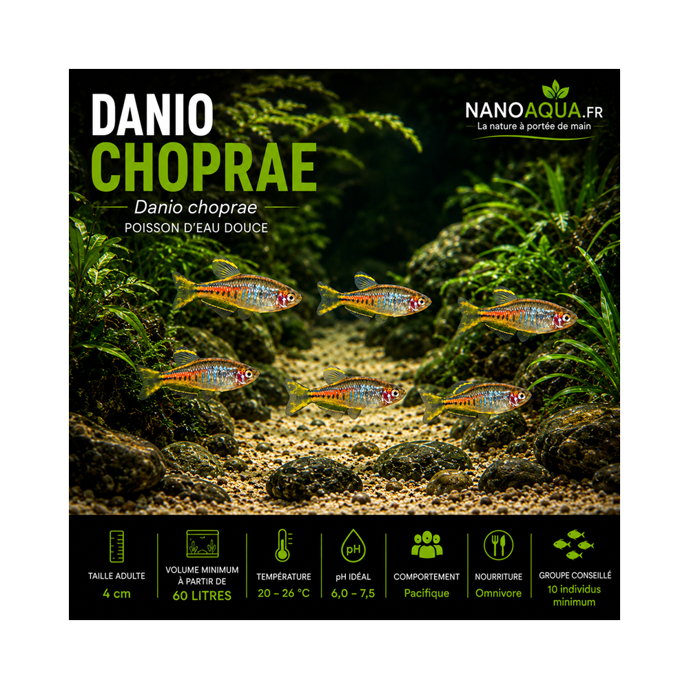 DANIO CHOPRAE MICRO FISH ASIE
