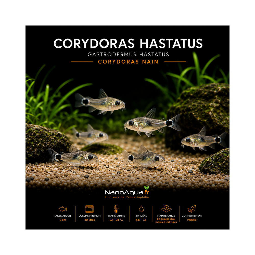 CORYDORAS HASTATUS / GASTRODERMUS HASTATUS / CORYDORAS NAIN