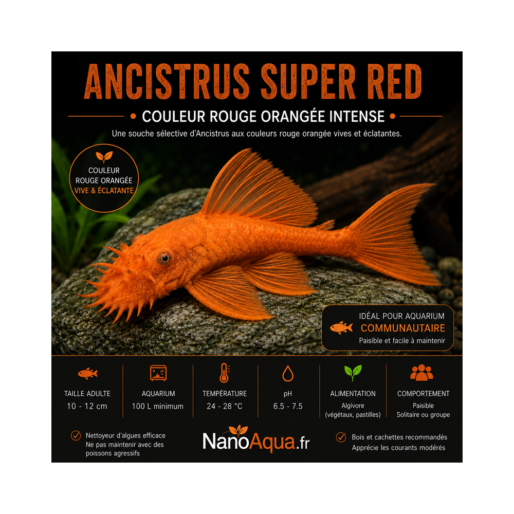 ANCISTRUS SUPER RED