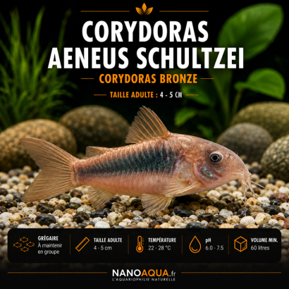 CORYDORAS AENEUS SCHULTZEI / CORYDORAS BRONZE
