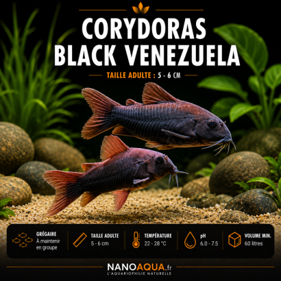 CORYDORAS BLACK VENEZUELA