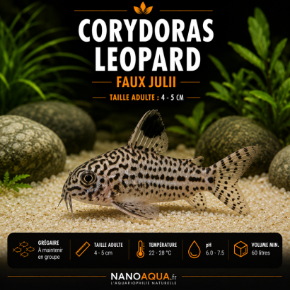 CORYDORAS LEOPARD / FAUX JULII