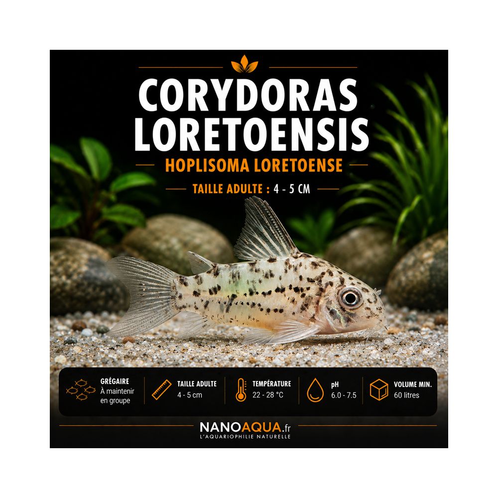 CORYDORAS LORETOENSIS / HOPLISOMA LORETOENSE
