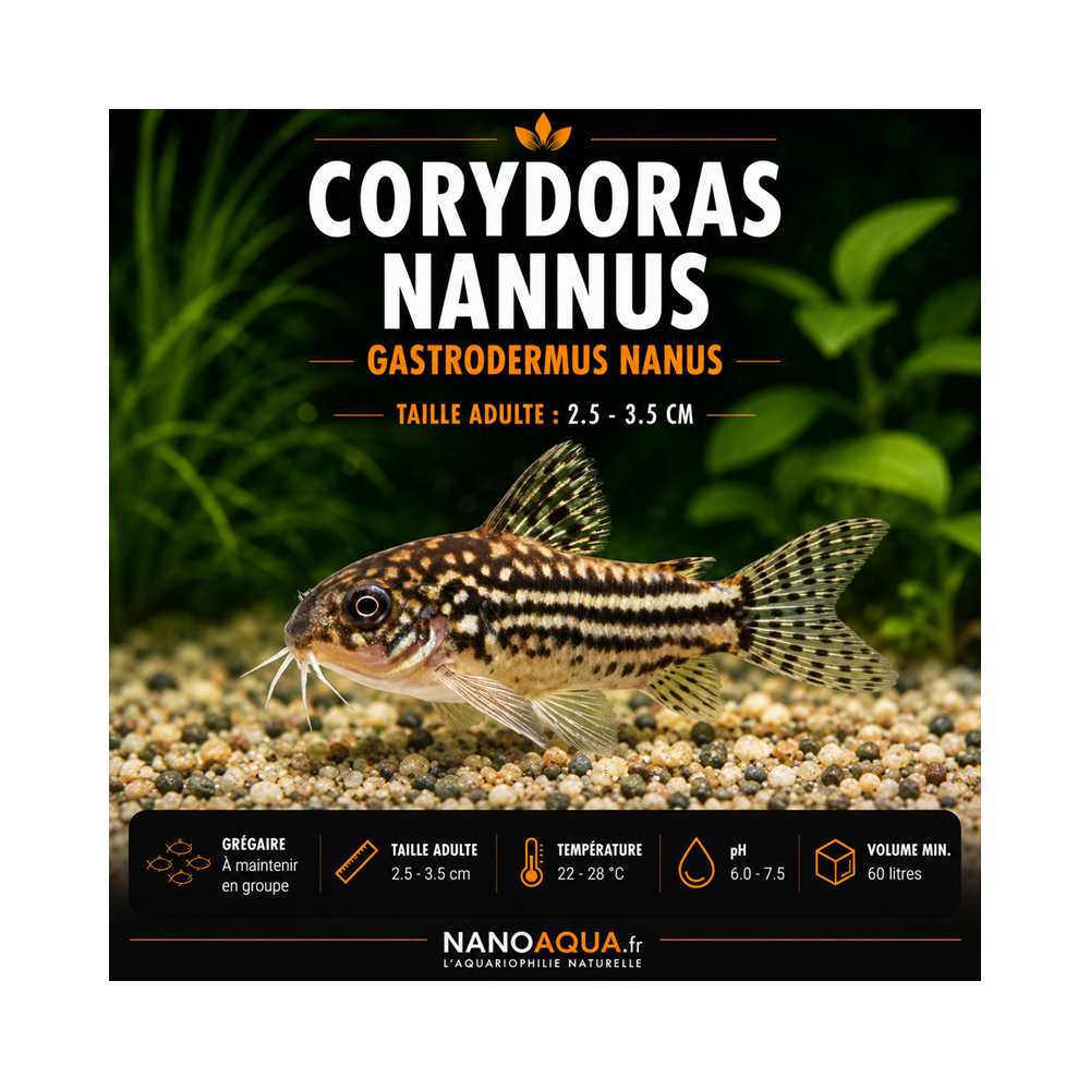 CORYDORAS NANNUS / GASTRODERMUS NANUS / CORYDORAS COURT