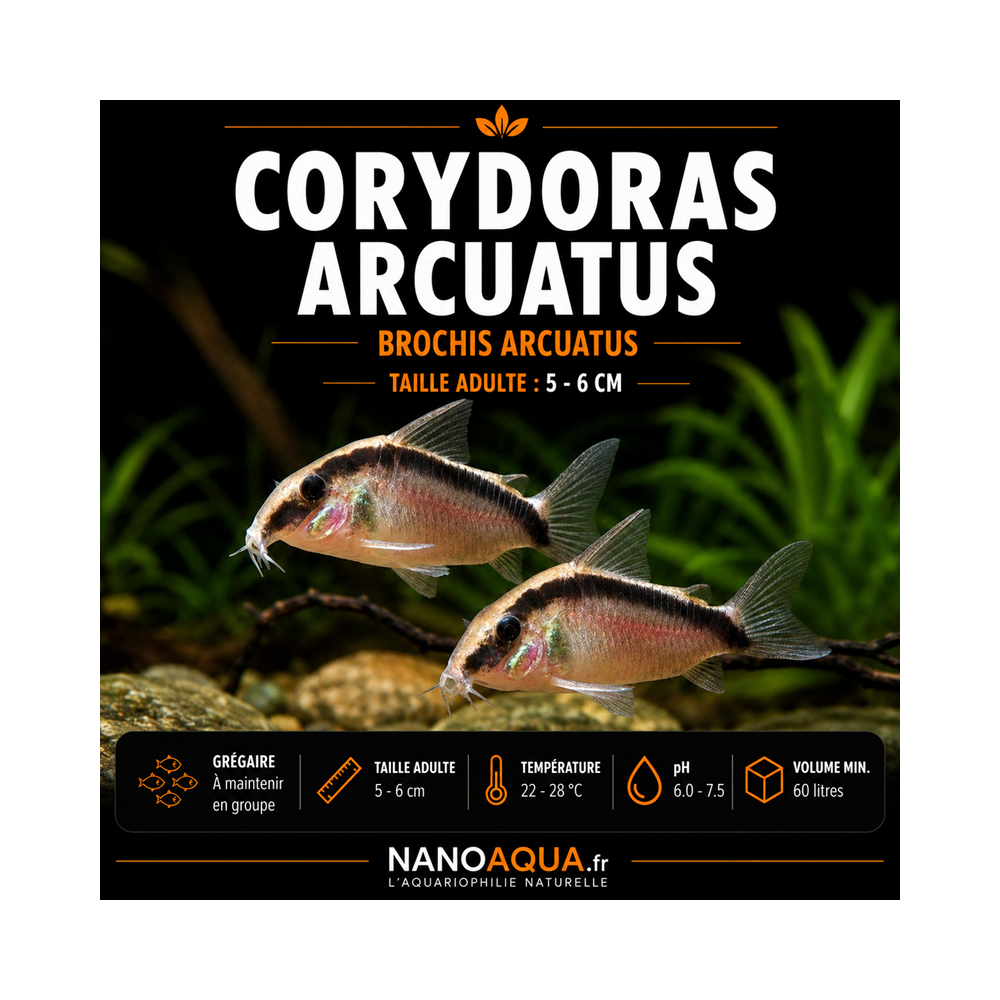 CORYDORAS ARCUATUS / BROCHIS ARCUATUS