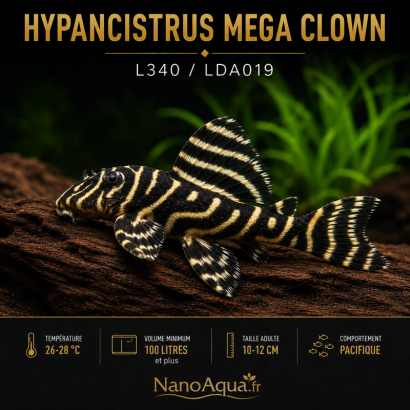 HYPANCISTRUS MEGA CLOWN L340 / LDA019