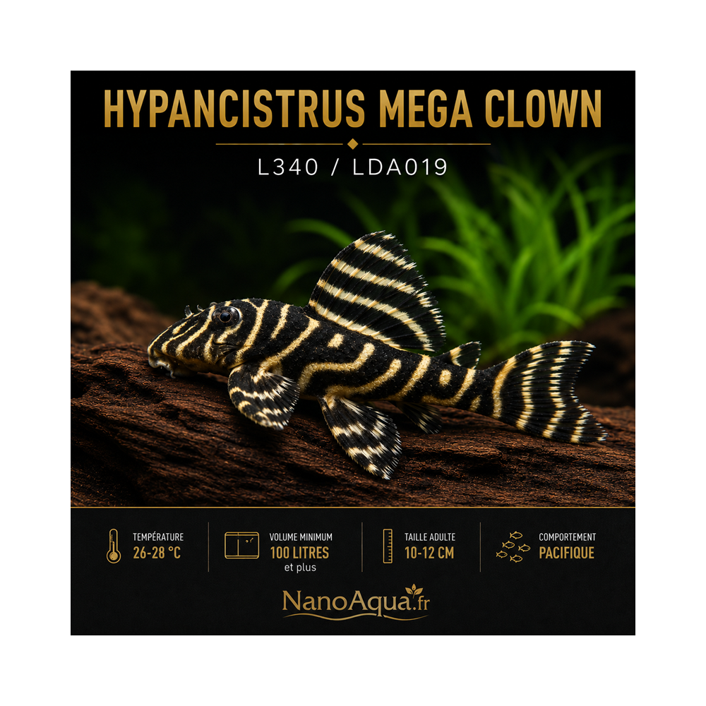 HYPANCISTRUS MEGA CLOWN L340 / LDA019