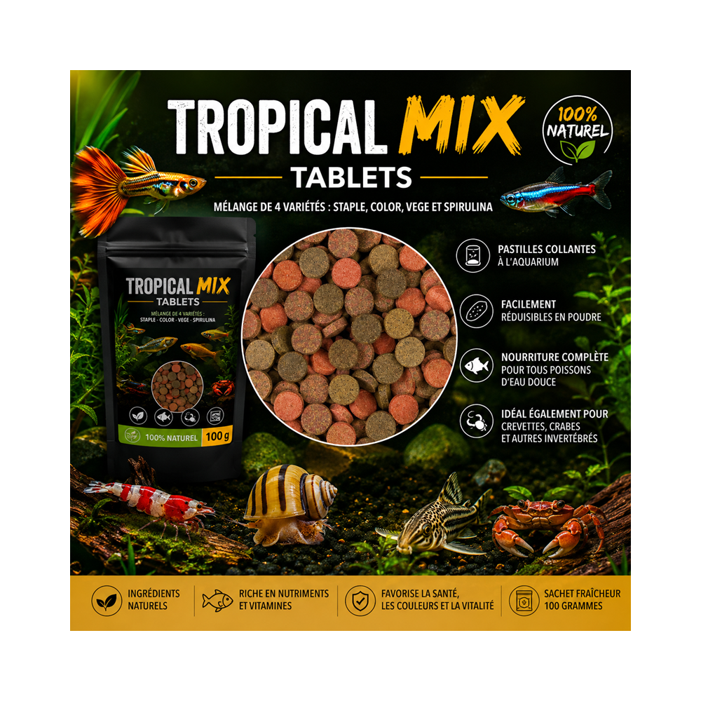 TROPICAL MIX TABLETS