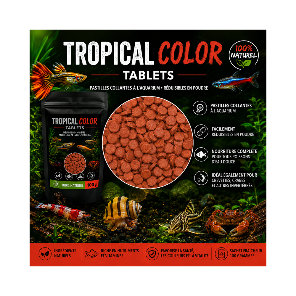 TROPICAL COLOR TABLETS