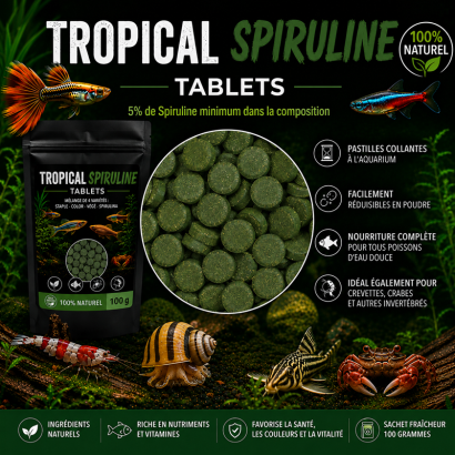 TROPICAL SPIRULINA TABLETS