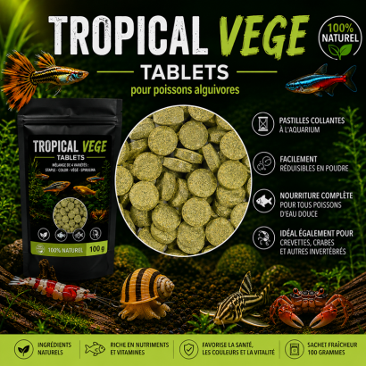 TROPICAL VEGE TABLETS / VEGETAL