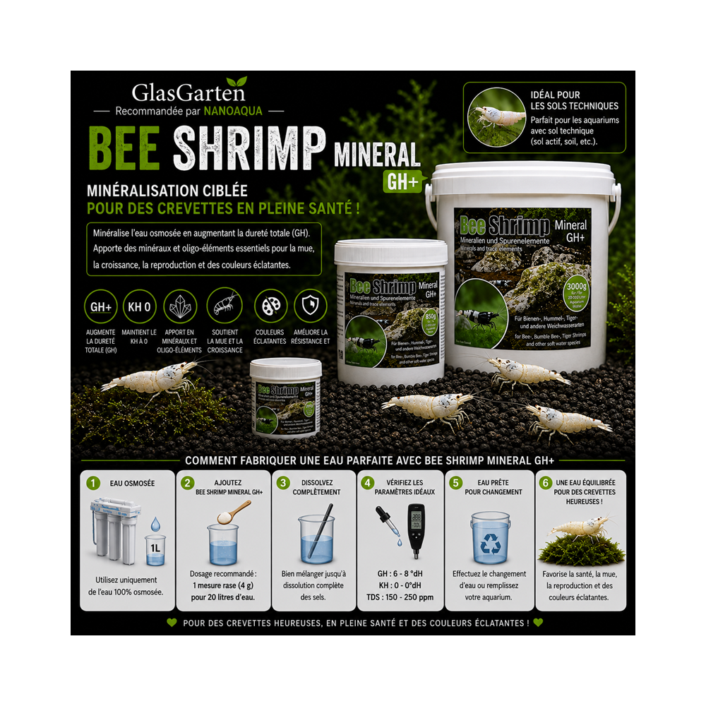 SEL BEE SHRIMP MINERAL GH+