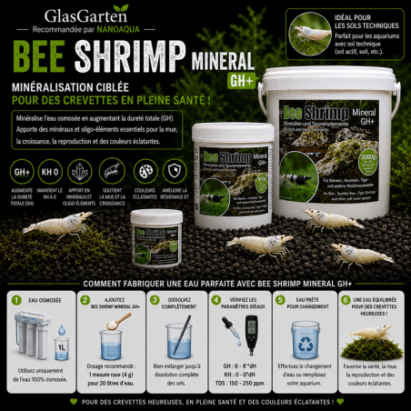 SEL BEE SHRIMP MINERAL GH+