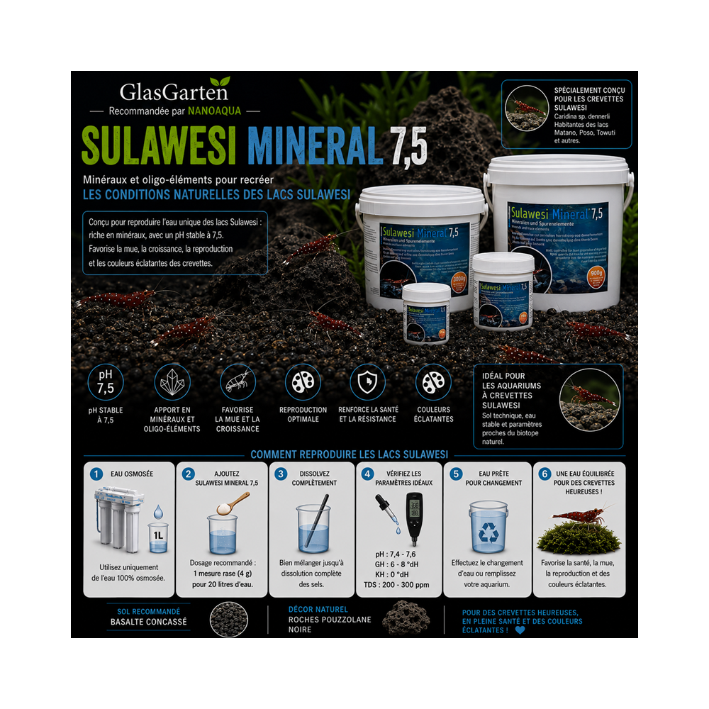 SEL SULAWESI MINERAL 7.5  110 grammes