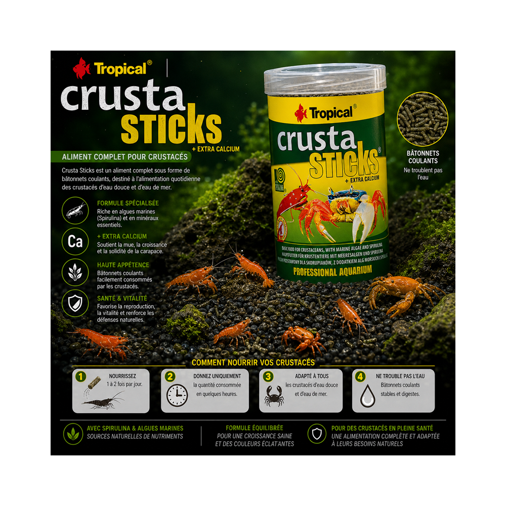 CRUSTA STICKS / TROPICAL CRUSTA STICKS