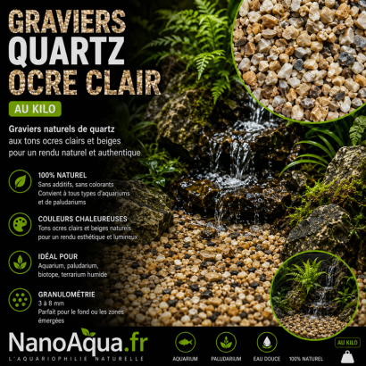GRAVIERS QUARTZ OCRE CLAIR