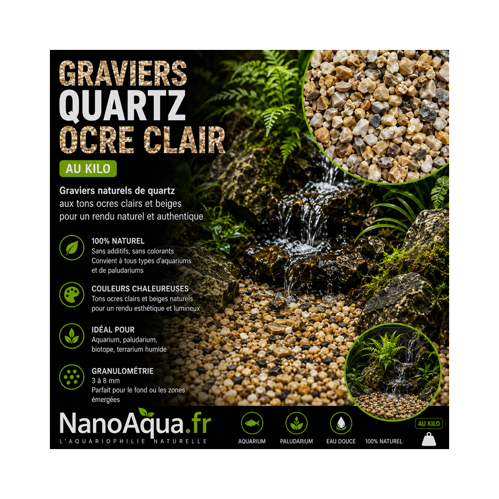 GRAVIERS QUARTZ OCRE CLAIR