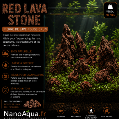 RED LAVA STONE