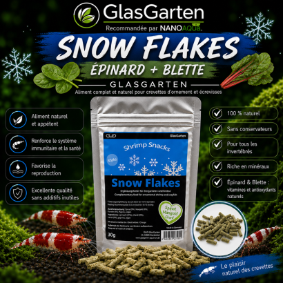 GLASGARTEN SNOW FLAKES EPINARD+BLETTE
