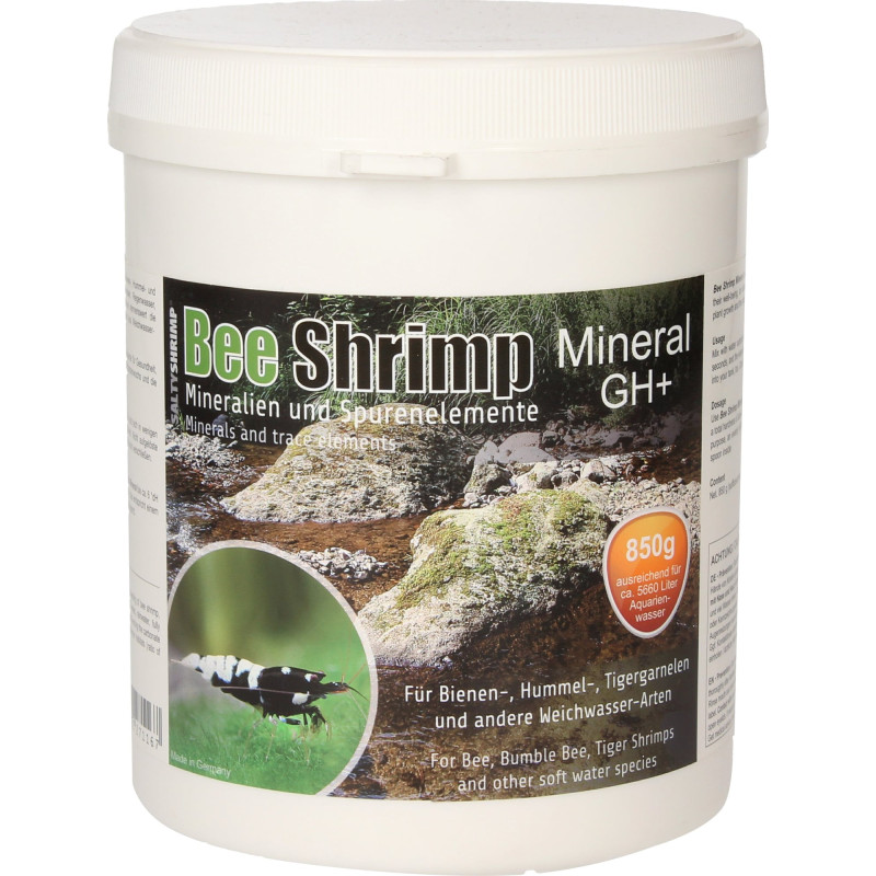 SALTY SHRIMP / BEE SHRIMP MINERAL GH+ 850 grammes
